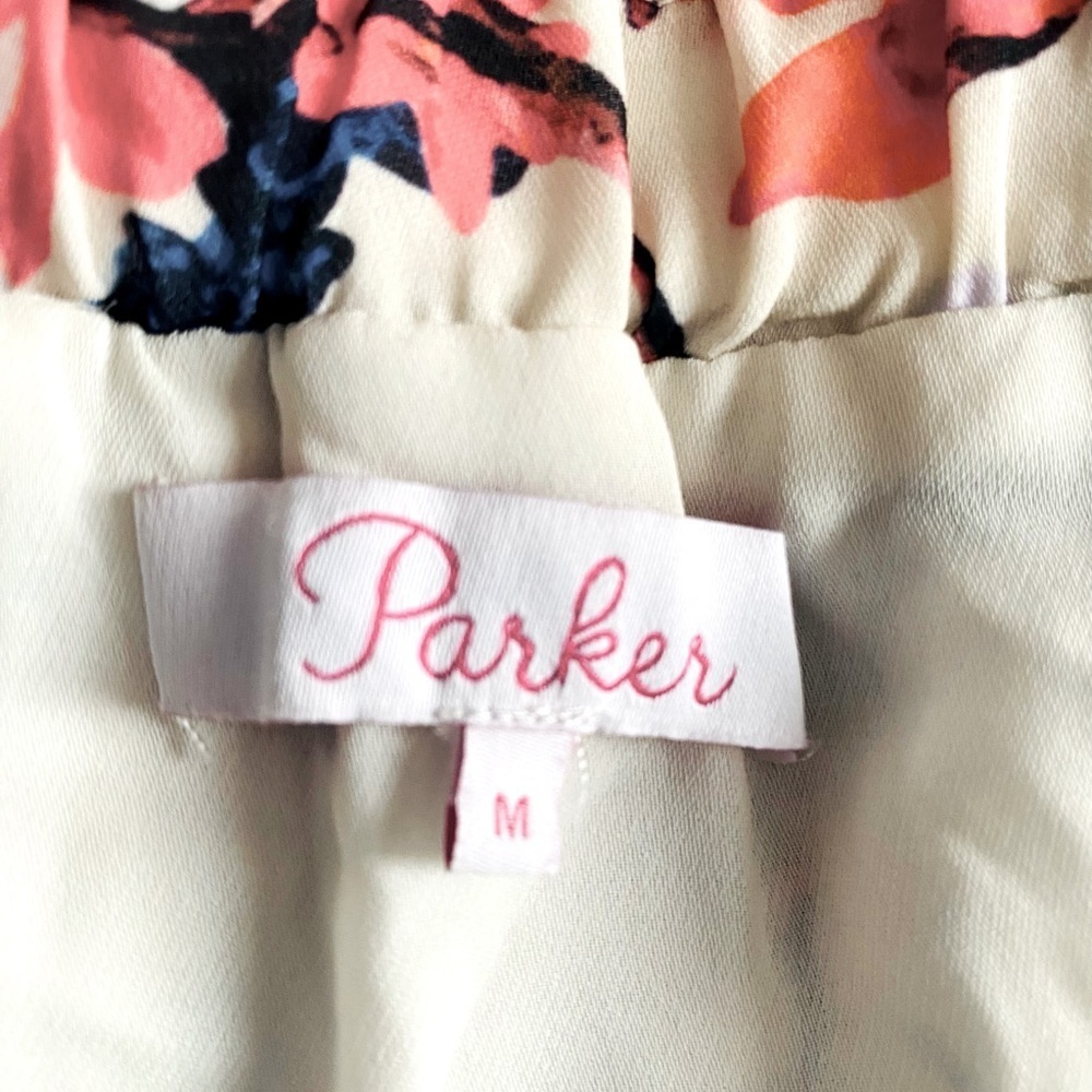 PARKER Women’s Strapless/Tube Floral Printed Tiered Romper Size M - Picture 9 of 10